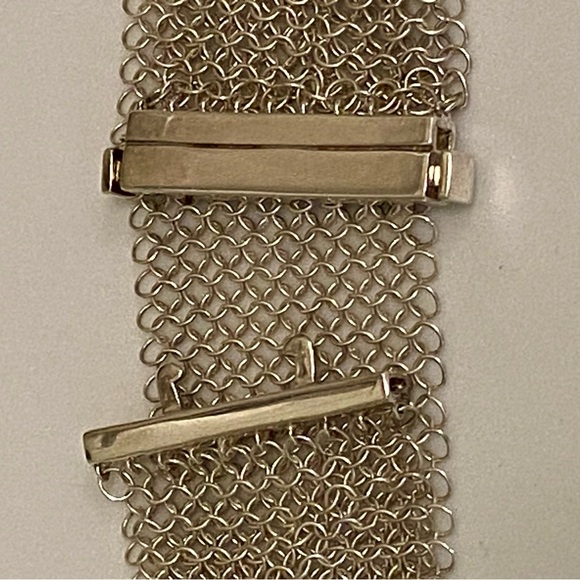 Silver Tone Mesh Bracelet - Picture 9 of 11